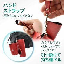 プルプラ アイコスイルマワン対応 PUレザーケース ILUMAONE専用 3WAY 耐衝撃 傷つき防止 (Brown)_画像5