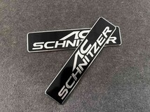  BMW AC-SCHNITZER 車用ステッカー エンブレムデカール 2枚セット アルミ製 12*2.6cm カースタイリング シール ☆540番_画像6