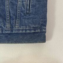 K163 80 年代 アメリカ 製 Levi's 70506 0317 裏 ブランケット デニム トラッカー ジャケット 38 vintage ビンテージ リーバイス 80s USA_画像5