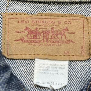 K203 70 年代 アメリカ 製 Levi's 70505 0217 3rd デニム トラッカー ジャケット リーバイス 70s vintage ビンテージ USA 米国 40の画像10