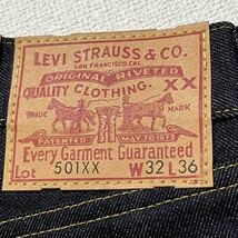 K181 DEAD STOCK Levi's 1955 モデル 501XX 50155-0116 デニム パンツ W32 × L36 コーン LVC vintage clothing デッドストック アメリカ_画像8