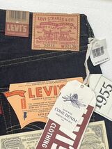 K181 DEAD STOCK Levi's 1955 モデル 501XX 50155-0116 デニム パンツ W32 × L36 コーン LVC vintage clothing デッドストック アメリカ_画像3