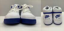 153-KB1670-100s Nike Flight Legacy White/Game Royal ナイキ フライト レガシー BQ4212-103 28cm タグ付未使用品_画像4