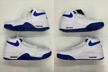 153-KB1670-100s Nike Flight Legacy White/Game Royal ナイキ フライト レガシー BQ4212-103 28cm タグ付未使用品_画像7