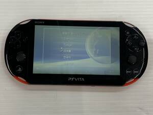 60-y11359-60r PlayStation Vita プレイステーションヴィータ Value Pack Wi-Fiモデル レッド ブラック 動作確認済み 本体のみ