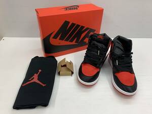 153-Ky12941-100s Nike WMNS Air Jordan 1 Retro High OG Satin Bred ナイキ ウィメンズ エアジョーダン1 FD4810-061 28cm タグ付未使用品