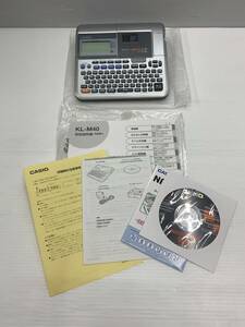 107-y11504-80s CASIO ラベルライター ネームランド スタンダードモデル KL-M40 動作確認済