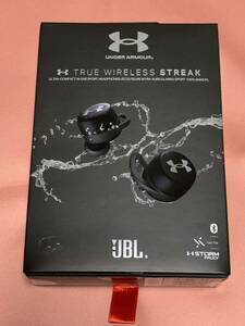 JBL UAJBLSTREAKBLK ワイヤレスイヤホン IPX7/Bluetooth/アンダーアーマー/トークスルー機能/ブラック/国内正規品/未開封未使用品 Jo