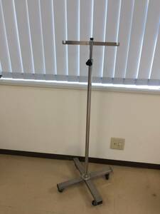 [ used ] medical care for * original made of stainless steel actually . hospital . is used ... point . stand point . stick with casters . height adjustment possibility ** direct pick ip possible 