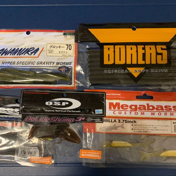 NO.178 OSP Megabass SAWAMURA BOREAS開封品5点セット