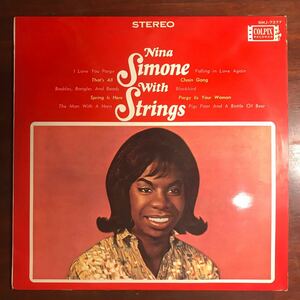 【美盤 LP】Nina Simone With Strings ニーナ・シモンとストリングス／見本盤 白ラベル