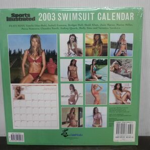 Sports Illustrated Swimsuit Calendar 2003 未開封 水着 カレンダー 洋書の画像2