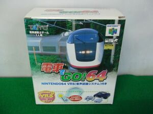 ニンテンドー64 電車でGO ソフト VRS 音声認識システム付き※マイク動作未確認、スポンジ状態悪い