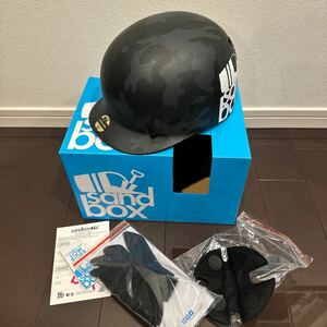 箱・付属品有　sandbox ヘルメット　クラシック　ローライダー　Lサイズ　プロテクター　サンドボックス　スノボ　　スノーボード　