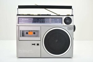 SONY CFM-30 ラジカセ 再生OK[ソニー][ラジオカセットレコーダー][RADIO CASSETTE RECORDER][昭和レトロ][当時物]7M