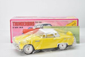 50's Fifties THUNDERBIRD HARD TOP TYPE 1956 イエロー [玩具店][デッドストック][サンダーバード][ハードトップ][黄色][ブリキ]2H