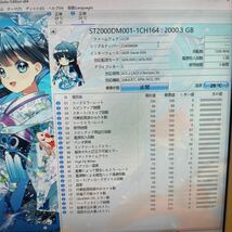 X293:（動作保証/使用0時間）Seagate 3.5インチHDD ST2000DM001-1CH164 2TB 2000GB SATA_画像2