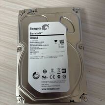 X293:（動作保証/使用0時間）Seagate 3.5インチHDD ST2000DM001-1CH164 2TB 2000GB SATA_画像1