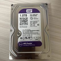 A222:（動作保証/AVコマンド対応/使用0時間）SATA 3.5インチHDD WDC WD10PURX-64D85Y0 1TB 1000GB_画像1