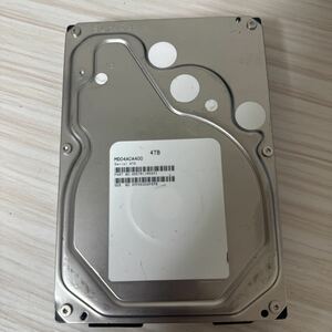 N62:【動作保証品/使用13080時間】TOSHIBA 4TB HDD MD04ACA400 4000GB 3.5インチHDD GENERIC S400 HARD DRIVE