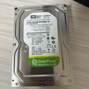 Q381:◇動作保証/AVコマンド対応◆使用0時間 WDC SATA 3.5インチHDD SATA 500GB WD5000AVCS-142DY1