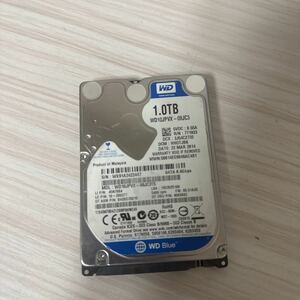 W25:【動作保証/使用0時間】WD 1TB(1000GB) HDD WD10JPVX-08JC3T5 2.5インチ 9.5mm厚 CrystalDiskInfo正常判定