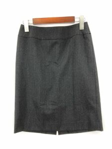 COMME CA DU MODE Comme Ca Du Mode wool 100% tight skirt size7/ black *# * djd0 lady's 