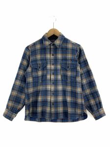 PENDLETON ペンドルトン ウール100% チェック シャツ ブルー ◇■ ☆ djd0 メンズ