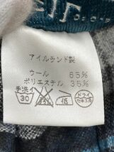 O’NEILL オニール ウール混 チェック 巻き ラップ スカート size36/ブルー系 ◇■ ☆ djd0 レディース_画像4