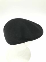 KANGOL カンゴール ウール100% ハンチング キャップ sizeM/黒 ◇■ ☆ djd0 メンズ_画像4