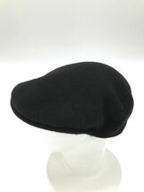 KANGOL カンゴール ウール100% ハンチング キャップ sizeM/黒 ◇■ ☆ djd0 メンズ_画像3