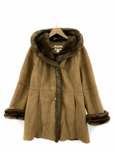 Talbots Talbots искусственный мутон пальто sizeP/ Camel *# * djd0 женский 