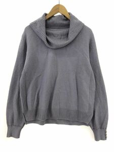 Reflect リフレクト タートルネック ニット セーター size１１/紫 ◇■ ☆ dka6 レディース