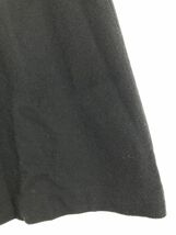JUSGLITTY ジャスグリッティー ウール100% バックデザイン Aライン 台形 スカート size2/黒 ◇■ ☆ dka6 レディース_画像3