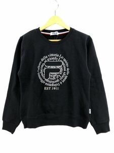 美品 FILA フィラ タグ付き 裏起毛 スウェット sizeM/ネイビー ◇■ ☆ dka6 レディース