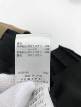 MICHEL KLEIN ミッシェルクラン プリーツ加工 ドッキング ワンピース size38/ベージュ×ブラック ◇■ ☆ dka6 レディース_画像5