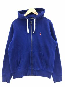 POLO RALPH LAUREN ポロ ラルフローレン ジップアップ パーカー sizeM/青×オレンジ ◆■ ☆ djb0 メンズ