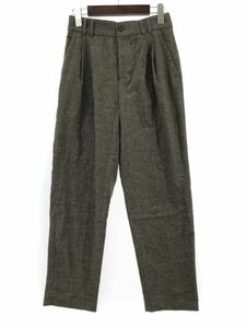 美品 ZARA ザラ ウール混 タグ付き パンツ sizeXS/ブラウン ◇■ ☆ dkb3 レディース