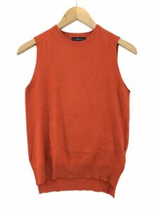 ZARA ザラ ノースリーブ ニット セーター sizeUSA M/オレンジ系 ◇■ ☆ dkb3 レディース