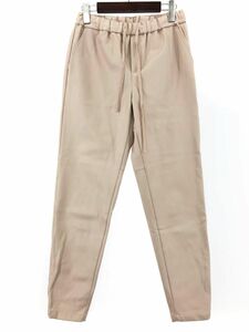 BANANA REPUBLIC バナナリパブリック レザー パンツ size１/ピンクベージュ ◇■ ☆ dkb3 レディース