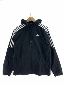 adidas アディダス ナイロン ジャケット sizeM/ブラック ◇■ ☆ dkb3 メンズ