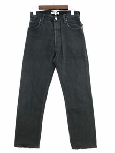 LEVI'S リーバイス タグ付き ハイライズ デニムパンツ size25/黒 ■■◎ ☆ dkc0 メンズ