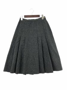 anna bassani pleated skirt size none / black series *# * dkc0 lady's 