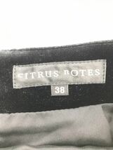 CITRUS NOTES シトラスノーツ ベロア タイト スカート size38/黒 ◇■ ☆ dkc0 レディース_画像5