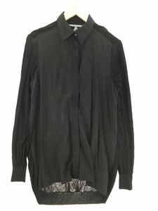 BOSCH Bosch шелк . блуза рубашка size38/ чёрный ## * dkc0 женский 
