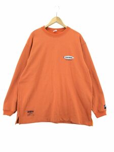 HELLY HANSEN ヘリーハンセン ロゴ スウェット sizeXL/オレンジ ◇■ ☆ dkc0 レディース