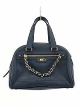 MICHAEL KORS マイケルコース 2-way ハンド バッグ 紺 ■■◎ ☆ dkc0 レディース_画像1