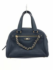 MICHAEL KORS マイケルコース 2-way ハンド バッグ 紺 ■■◎ ☆ dkc0 レディース