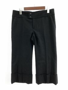 UNTITLED Untitled wool . cropped pants size3/ black *# * dkc0 lady's 