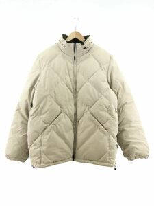 Eddie Bauer エディーバウアー リバーシブル ダウン ジャケット sizeM/ベージュ/カーキ ◆■ ☆ dkc0 メンズ